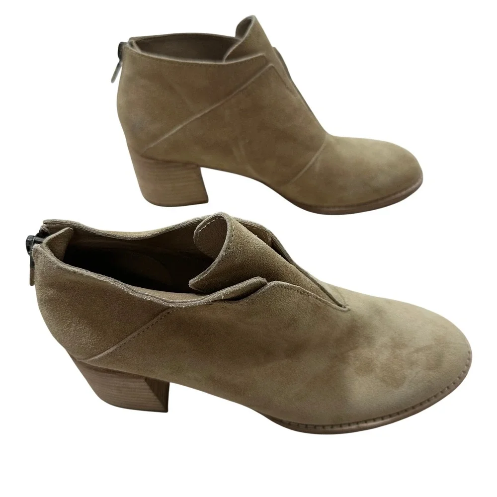Eileen Fisher suede ankle